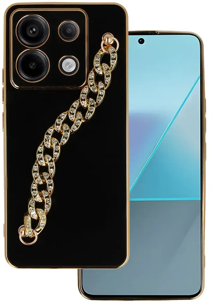 Fusion Accessories Topt Trend dėklas skirtas Xiaomi Redmi Note 13 Pro 5G design 4 juodos spalvos