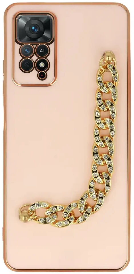 Fusion Accessories Topt Trend dėklas skirtas Xiaomi Redmi Note 11 Pro/Note 11 Pro 5G design 4 light rožinės spalvos