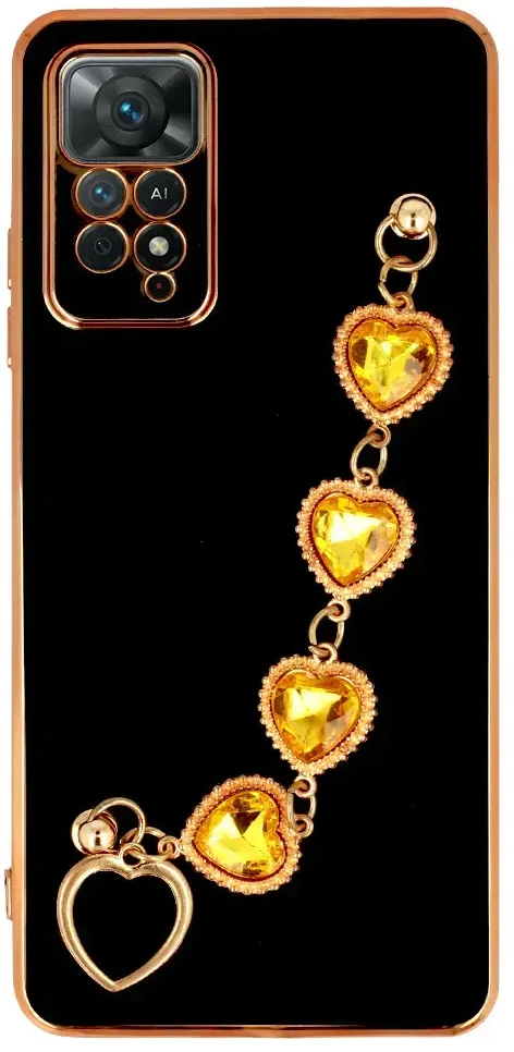 Fusion Accessories Topt Trend dėklas skirtas Xiaomi Redmi Note 11 Pro/Note 11 Pro 5G design 2 juodos spalvos