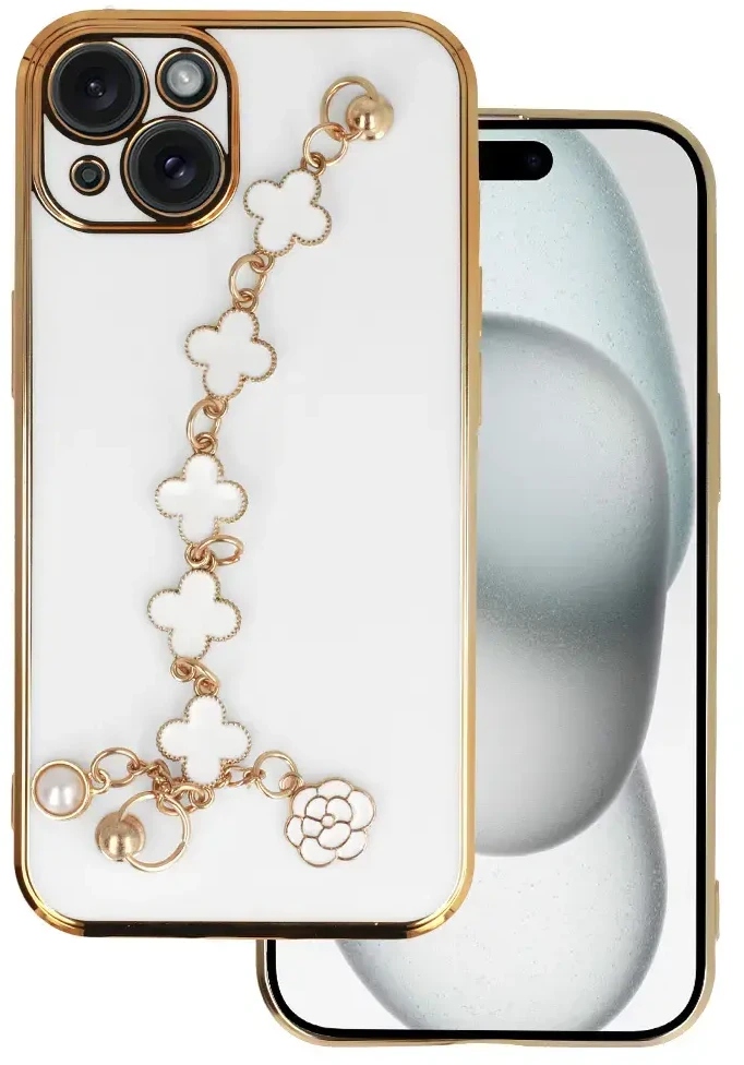 Toptel Topt Trend dėklas skirtas Apple iPhone 15 Plus design 3 baltos spalvos