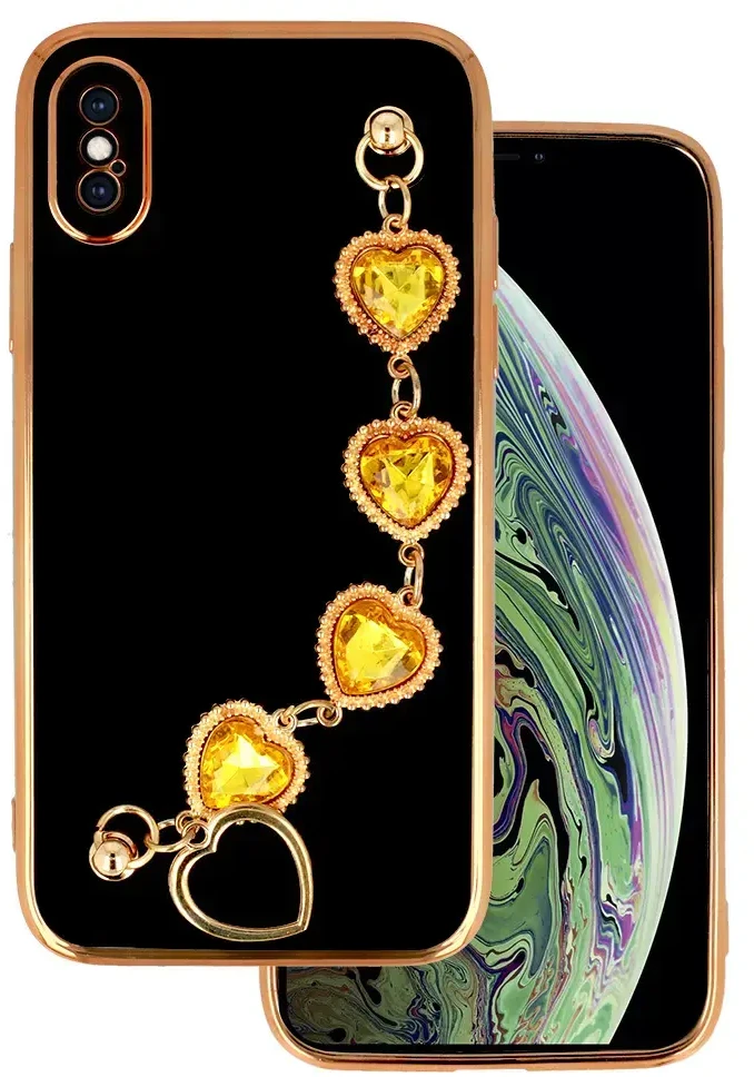 Fusion Accessories Topt Trend dėklas skirtas Apple iPhone X/XS design 2 juodos spalvos