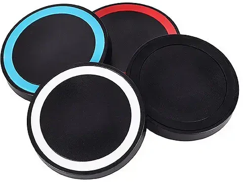 Toptel Topt Belaidis įkroviklis QI Universal – ROUND Type 01 juodos spalvos (min. 2A)
