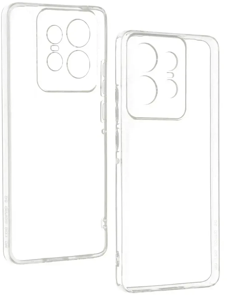 Fusion Accessories Topt Ultra Clear 1mm dėklas skirtas Motorola Edge 50 Pro 5G skaidrus