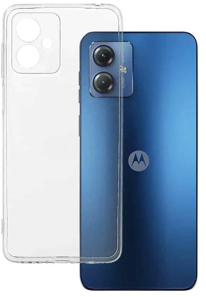 Fusion Accessories Topt Ultra Clear 1mm dėklas skirtas Motorola Moto G14 skaidrus