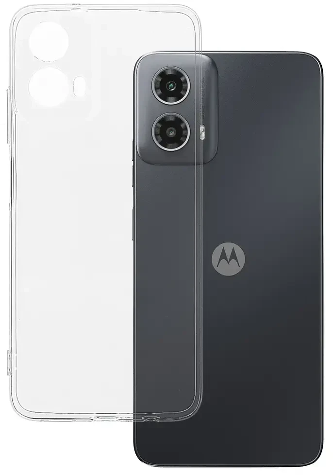 Fusion Accessories Topt Ultra Clear 1mm dėklas skirtas Motorola Moto G34 5G skaidrus