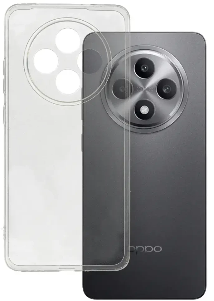Fusion Accessories Topt Ultra Clear 1mm dėklas skirtas Oppo Reno 12F 5G skaidrus