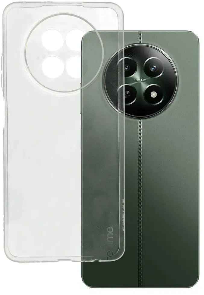 Ultra Clear 1mm dėklas skirtas Realme 12 5G skaidrus