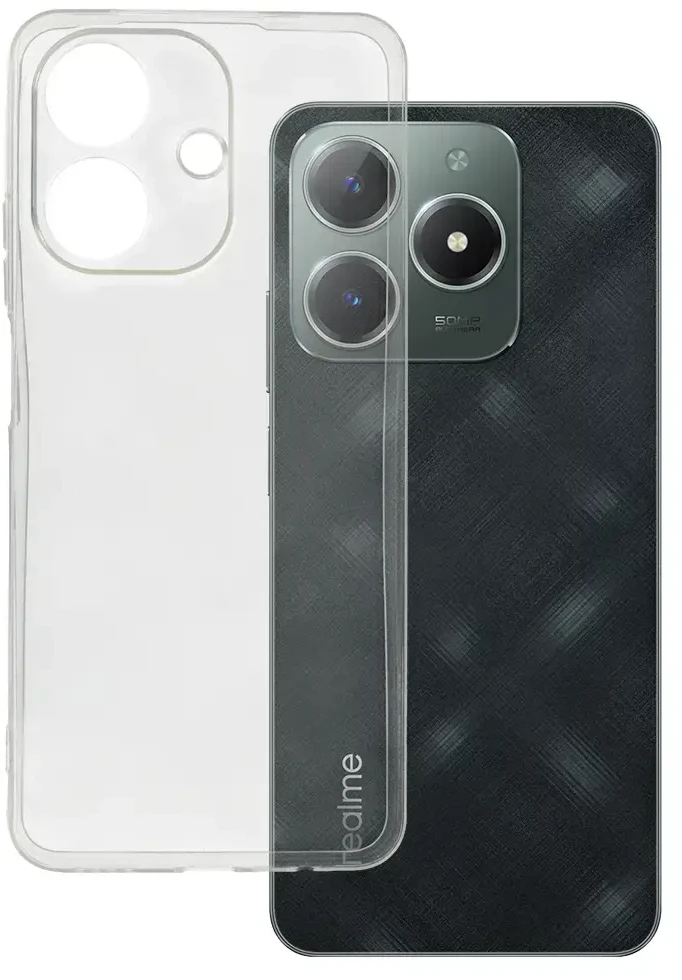 Ultra Clear 1mm dėklas skirtas Realme C61 skaidrus
