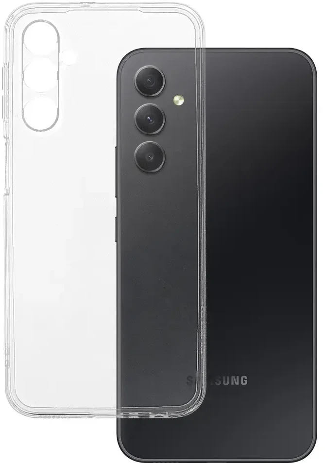 Fusion Accessories Topt Ultra Clear 1mm dėklas skirtas Samsung Galaxy M34 5G skaidrus
