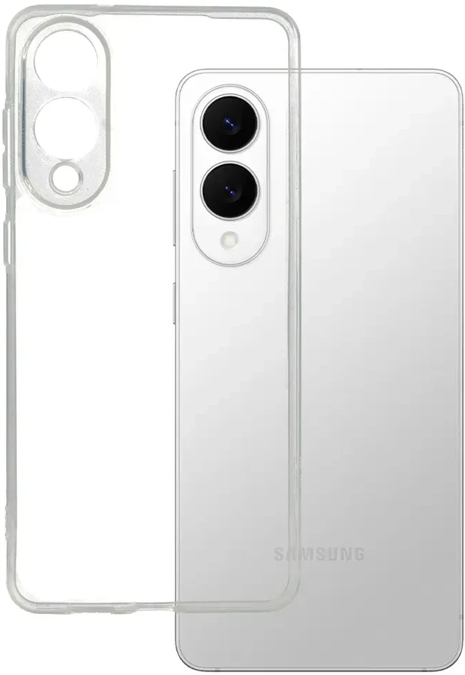 Fusion Accessories Topt Ultra Clear 1mm dėklas, skirtas Samsung Galaxy S25 Edge, skaidrus