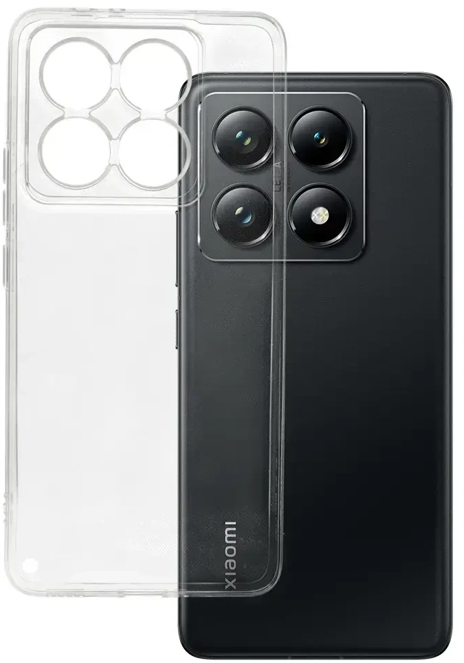 Fusion Accessories Topt Ultra Clear 1mm dėklas skirtas Xiaomi 14T Pro skaidrus