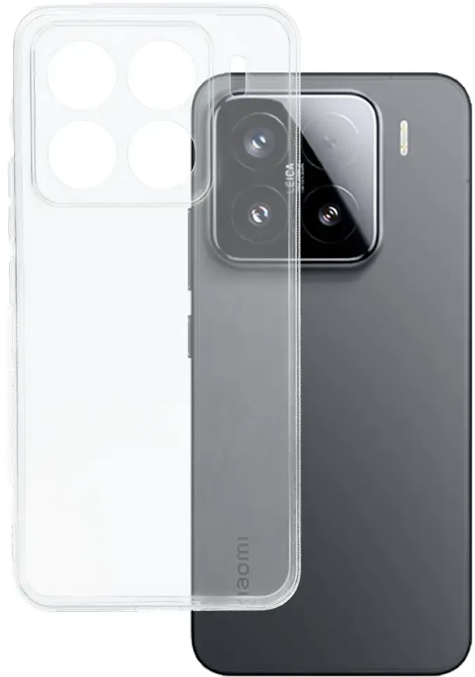 Fusion Accessories Topt Ultra Clear 1mm dėklas skirtas Xiaomi 15 Pro 5G skaidrus