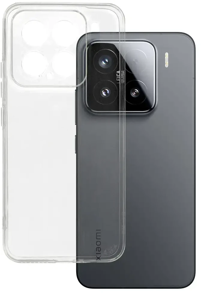 Fusion Accessories Topt Ultra Clear 1mm dėklas skirtas Xiaomi 15 5G skaidrus