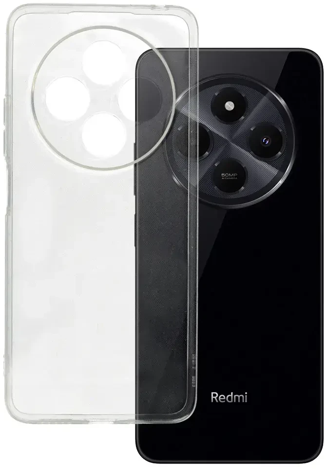 Fusion Accessories Topt Ultra Clear 1mm Dėklas skirtas Xiaomi Redmi 14C skaidrus