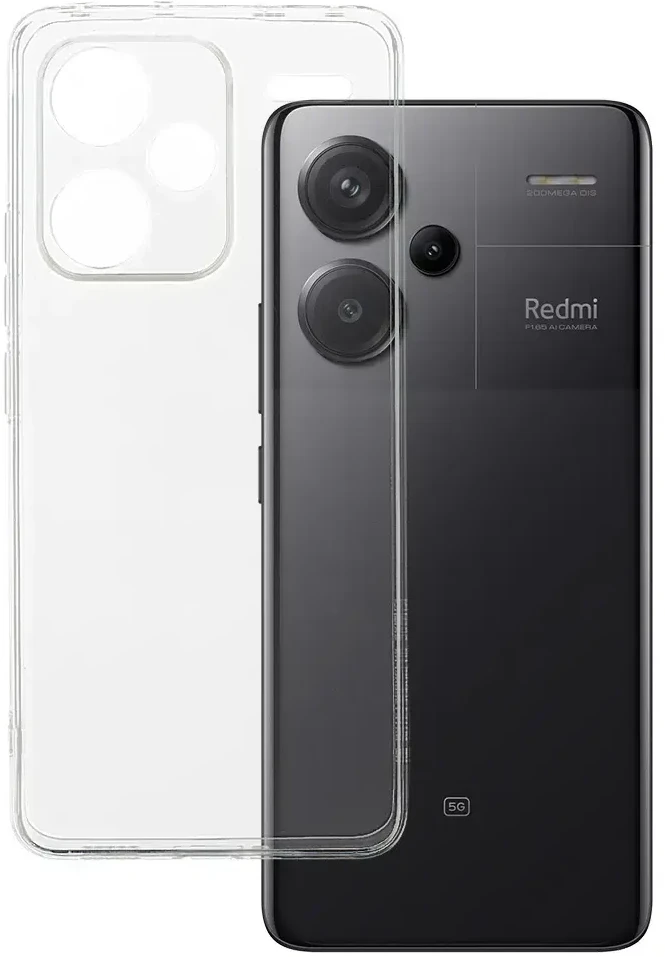 Toptel Topt Ultra Clear 1mm dėklas skirtas Xiaomi Redmi Note 13 Pro Plus 5G skaidrus
