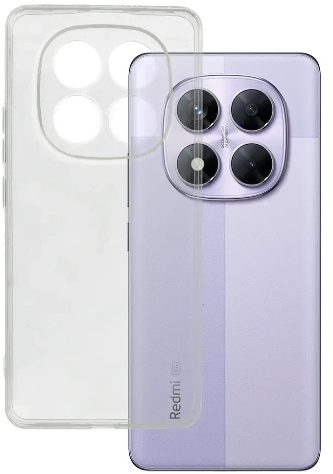 Fusion Accessories Topt Ultra Clear 1mm dėklas skirtas Xiaomi Redmi Note 14 Pro 4G skaidrus