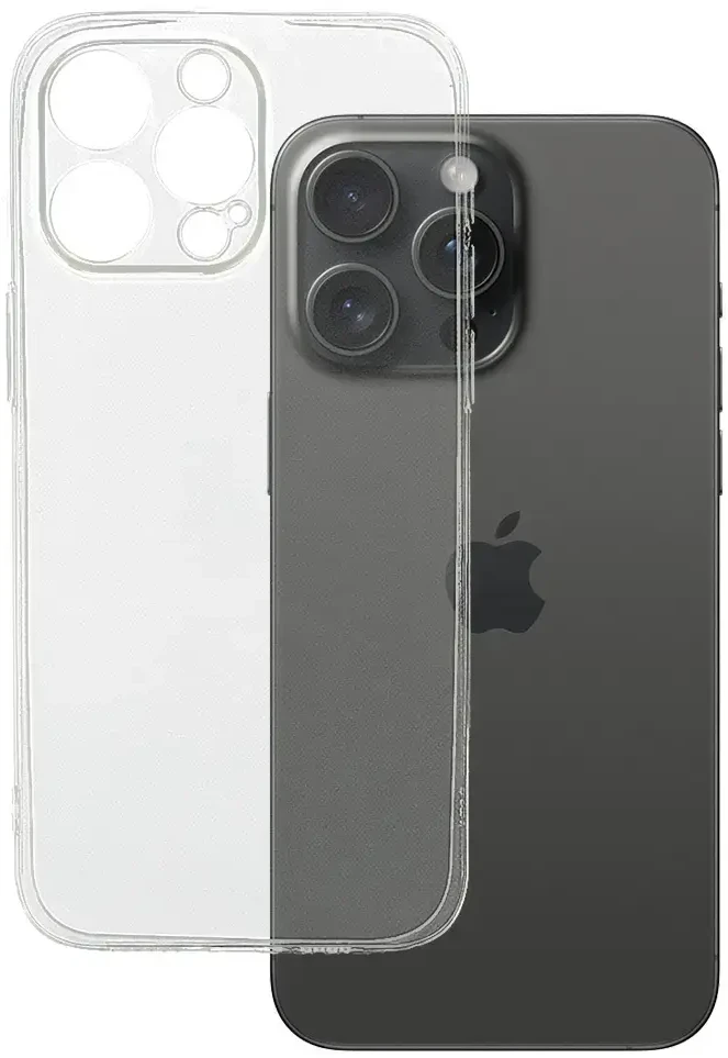 Fusion Accessories Topt Ultra Clear 1mm dėklas skirtas Apple iPhone 15 Pro Max skaidrus