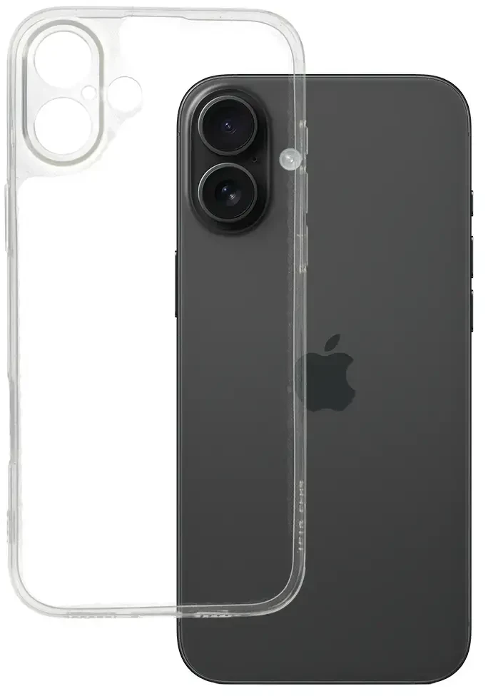 Fusion Accessories Topt Ultra Clear 1mm dėklas skirtas Apple iPhone 16 skaidrus