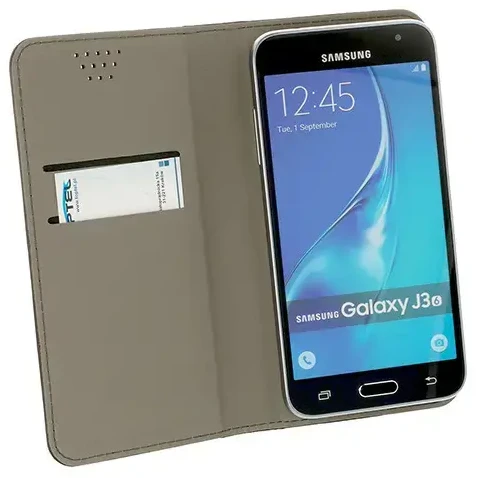Fusion Accessories Telone Universal BOOK MAGNET dėklas – 4,7 colių juodos spalvos
