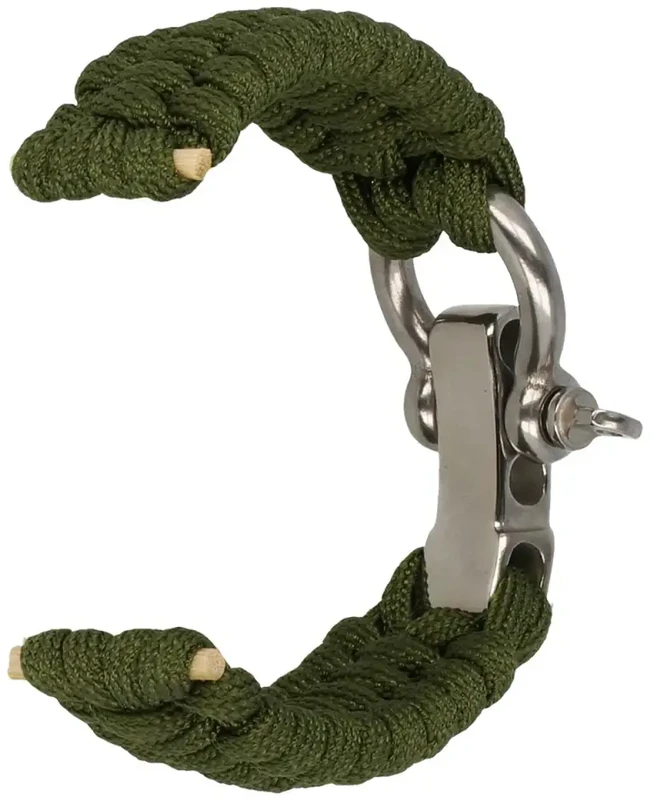 Fusion Accessories Topt Universali nailoninė apyrankė 22mm design 1 chaki spalvos