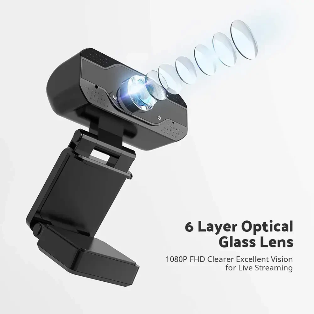 Fusion Accessories Webcam Full HD B1-1080P (damaged packaging) (Pažeista pakuotė)