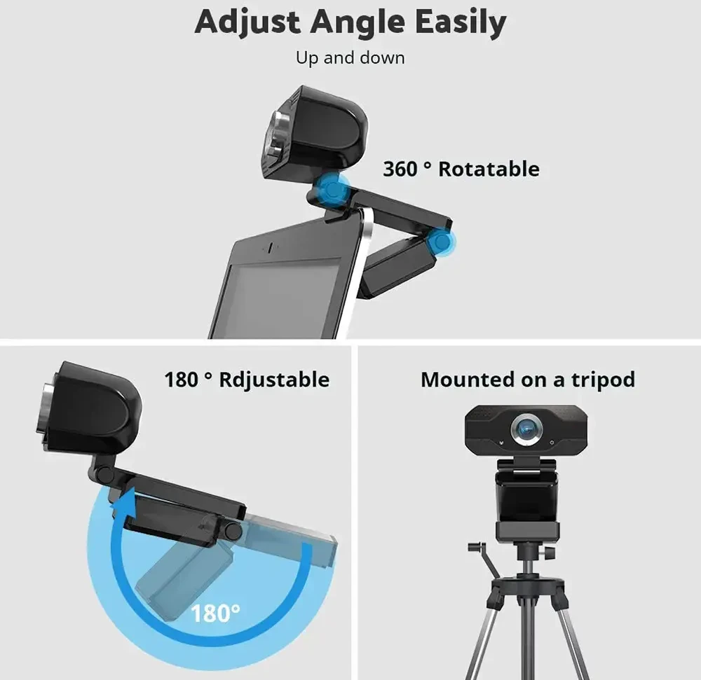 Fusion Accessories Webcam Full HD B1-1080P (damaged packaging) (Pažeista pakuotė)