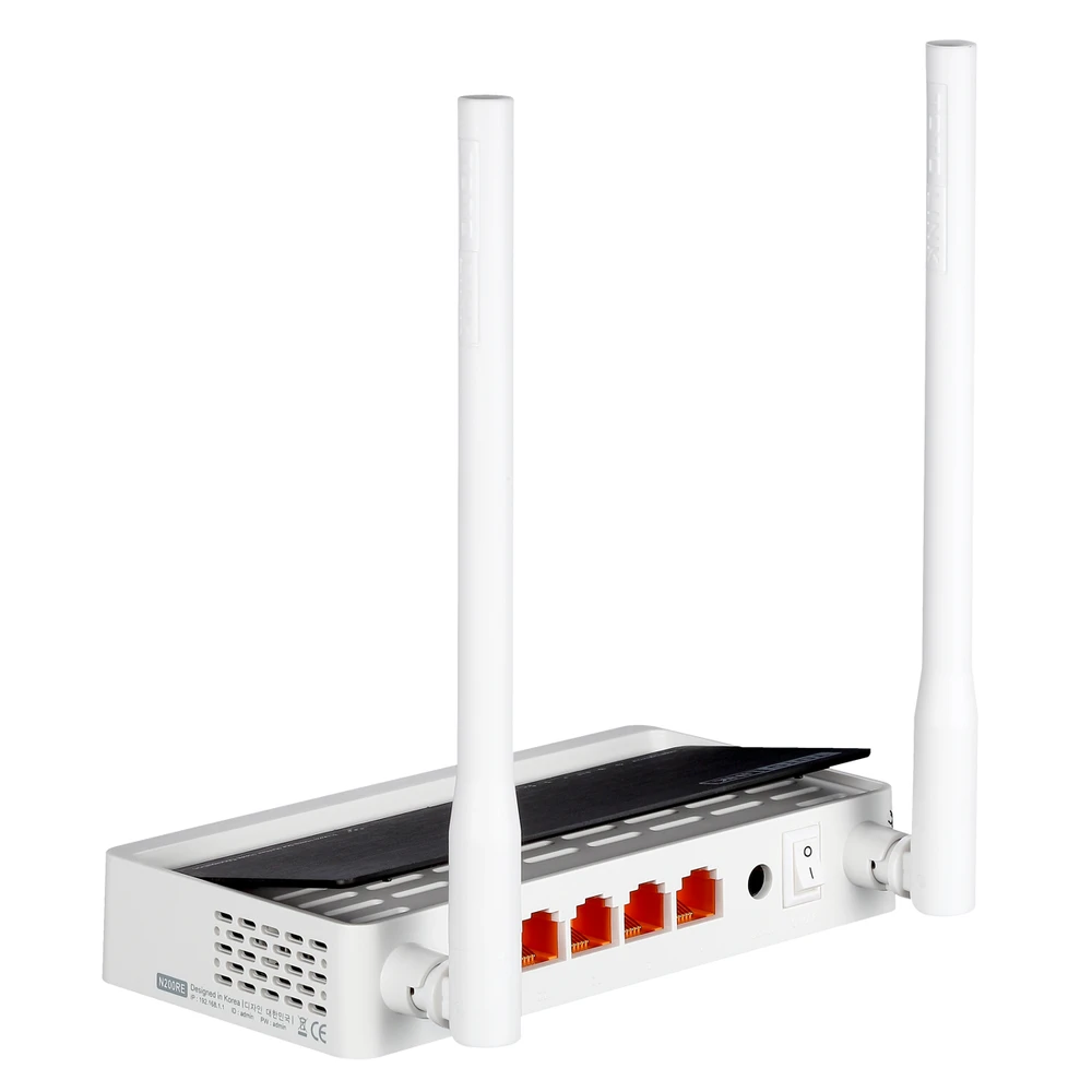 Mikrotik TOTOLINK N300RT belaidis maršrutizatorius Greitas Ethernet vienos juostos (2,4 GHz) Juodas, Baltas