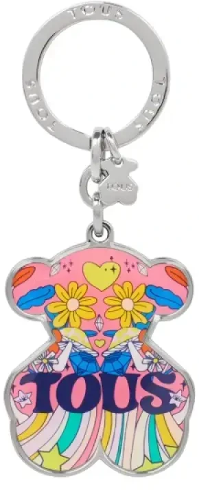 Tous, Magic Flowers Bear, Metal Keyring
