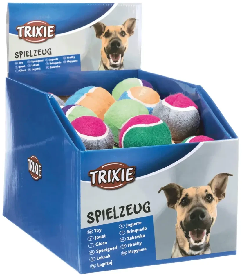 Trixie teniso kamuoliukai 6,4 cm Dėžutė 36 vnt