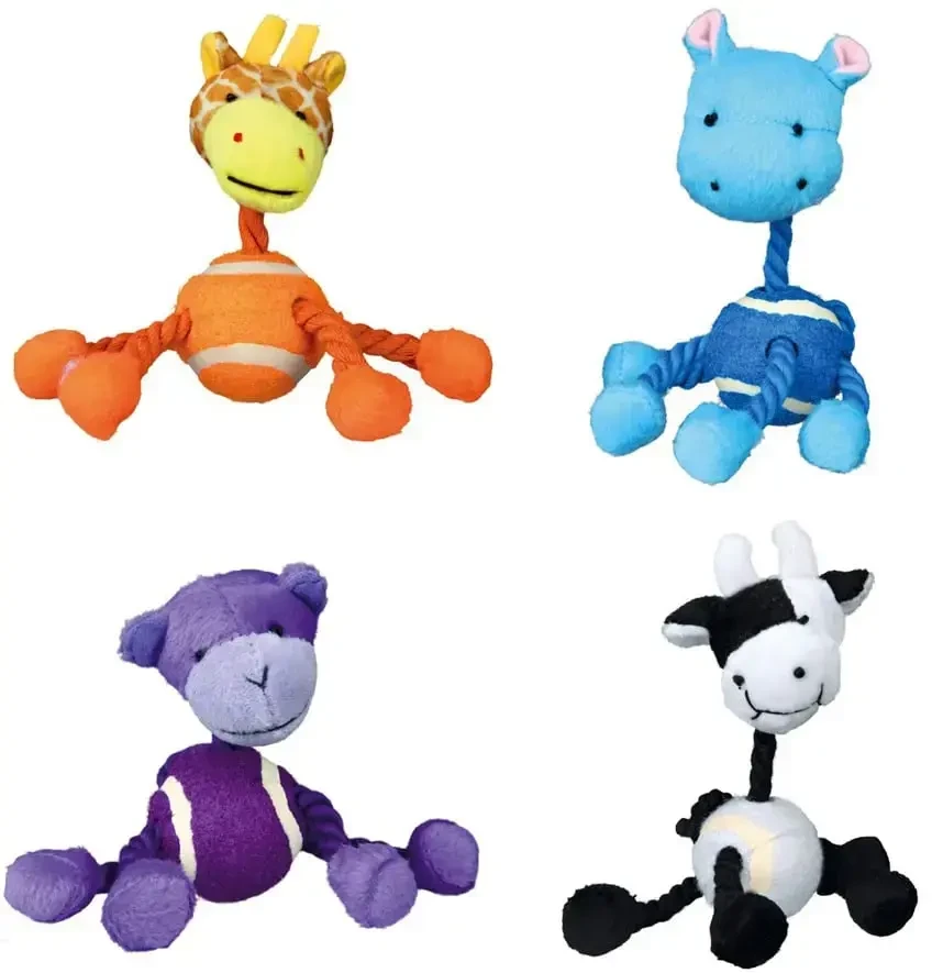 Trixie Žaislas su virve ir teniso kamuoliuku 16cm