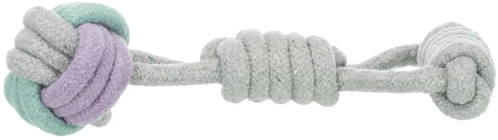 Trixie Šunų žaislas virvinis kamuoliukas su rankena 6/23 cm