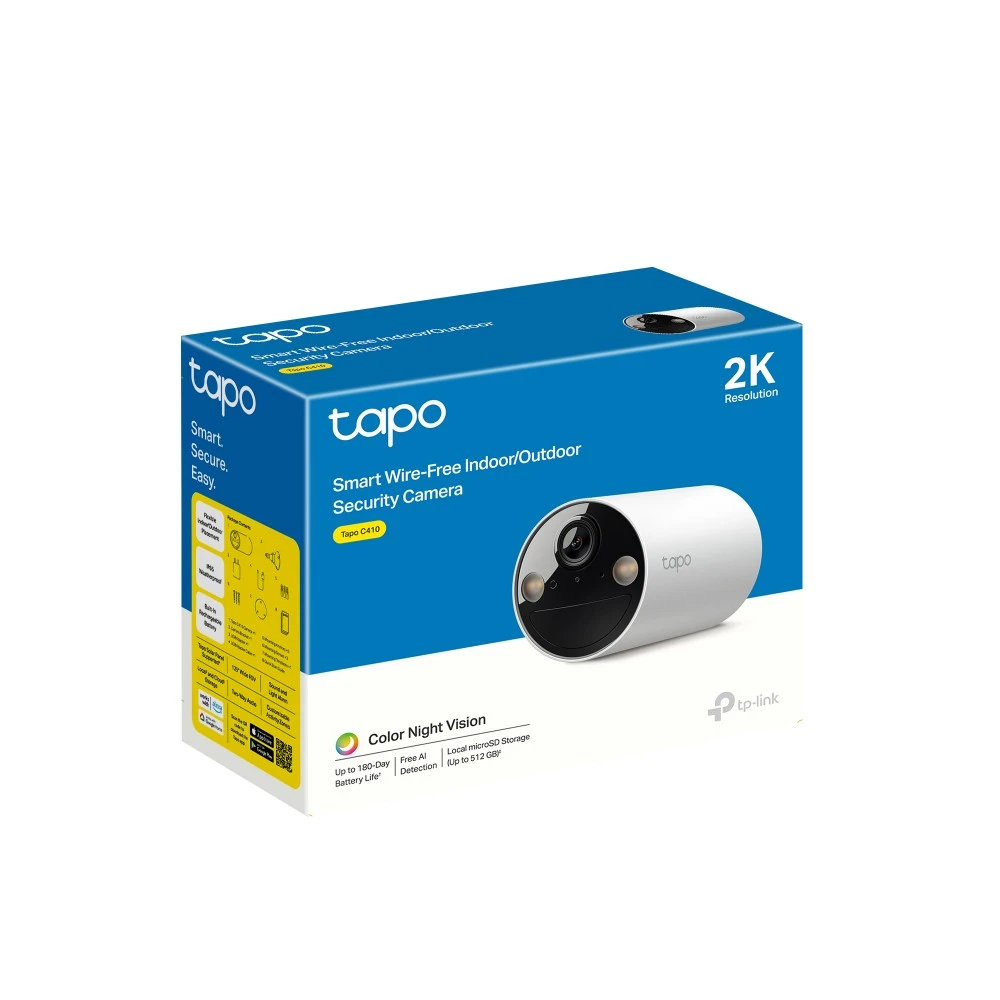 Išmanioji bevielė vidaus/lauko saugumo kamera TP-LINK Tapo C410