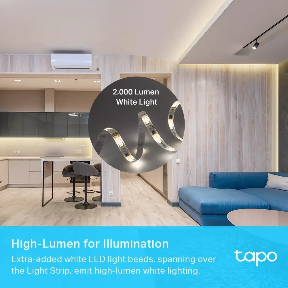 TP-Link išmanioji LED juostelė Tapo L930-10, „Wi-Fi“, 10 m, daugiaspalvė, ES