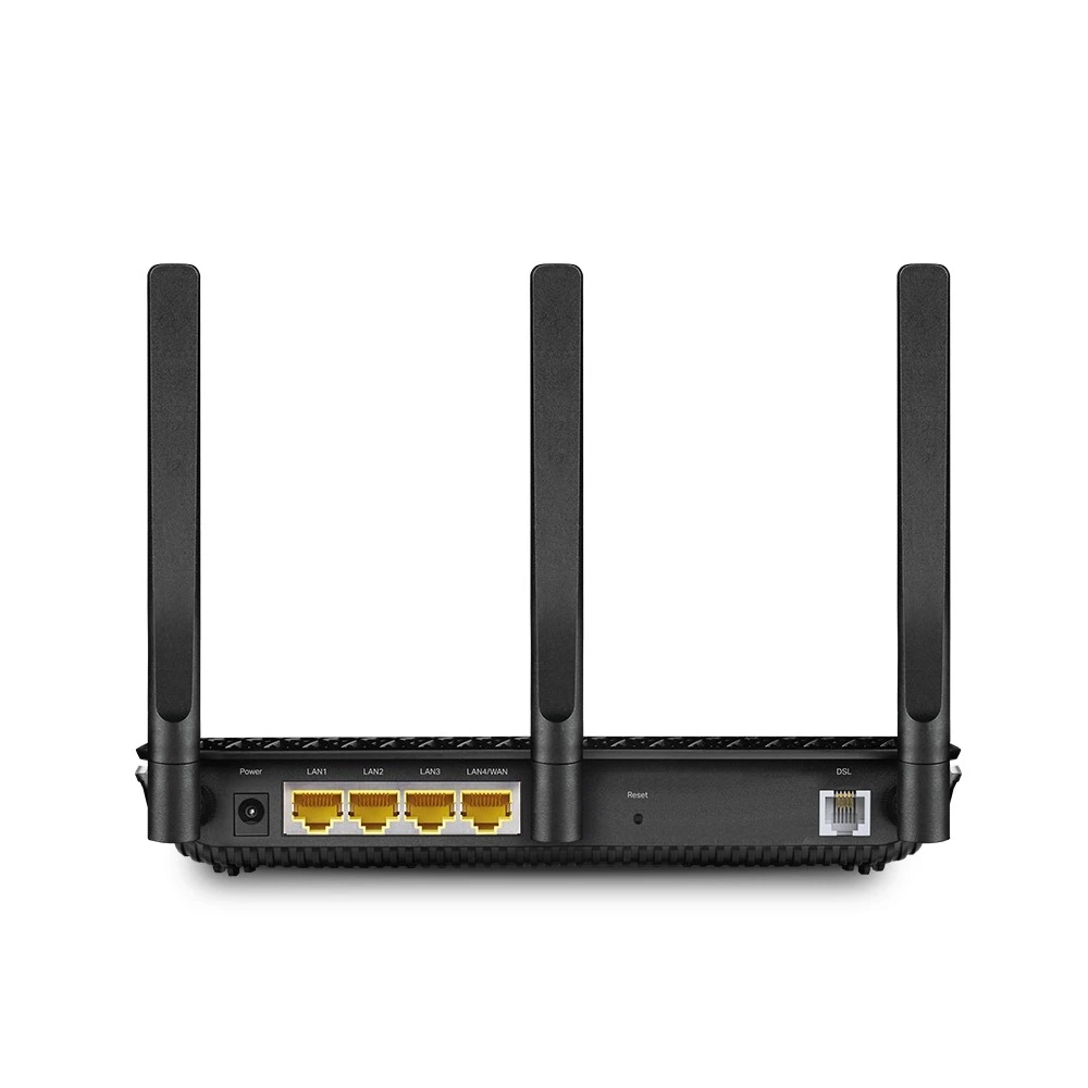 Belaidis maršrutizatorius TP-LINK Archer VR2100 Dviguba juosta (2,4 GHz / 5 GHz) Gigabitinis eternetas Juoda