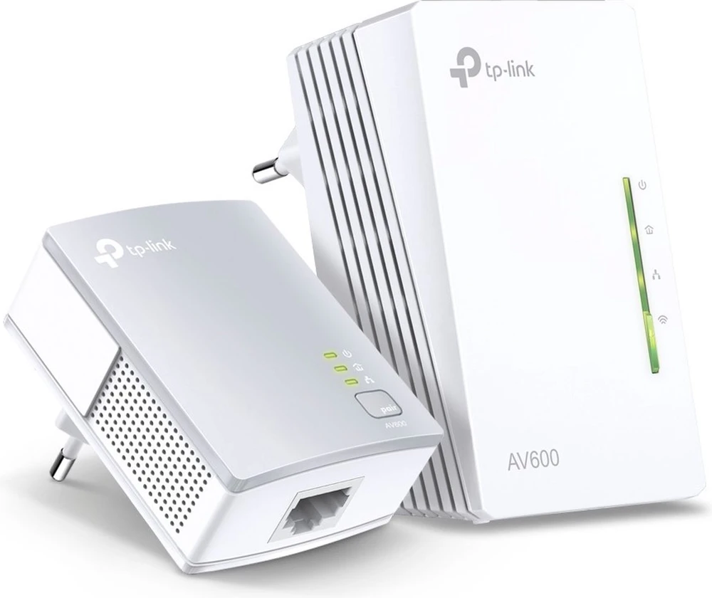 TP-LINK Powerline Wi-Fi rinkinys TL-WPA4221 KIT 10/100 Mbit/s, Ethernet LAN (RJ-45) jungtys 2, 802.11n, 2.4GHz, Wi-Fi duomenų perdavimo sparta (maks.) 600 Mbit/s