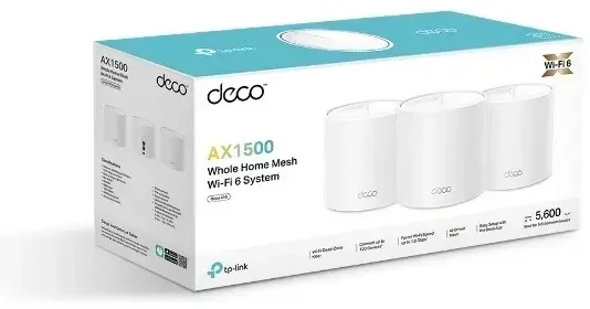 Maršrutizatorius TP-Link „WiFi System Deco X10“ (3 vienetų rinkinys) AX1500