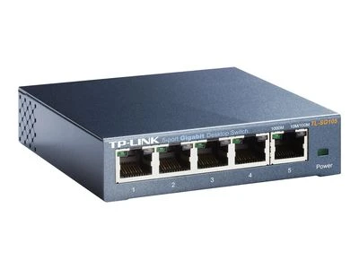 Šakotuvas Komutatorius TP-LINK, 5-port, metalinis korpusas, juodas / TL-SG105