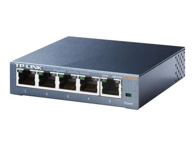 Šakotuvas Komutatorius TP-LINK, 5-port, metalinis korpusas, juodas / TL-SG105