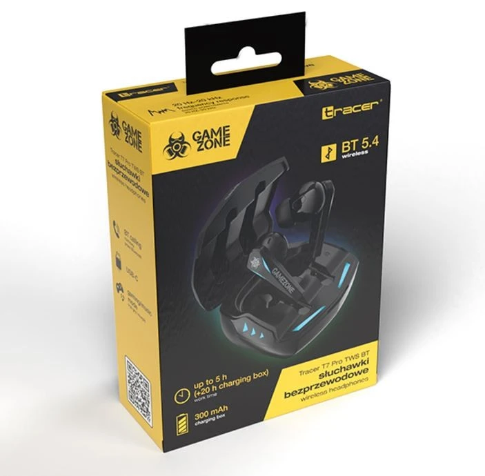 Ausinės Tracer 47482 GameZone T7 Pro TWS BT