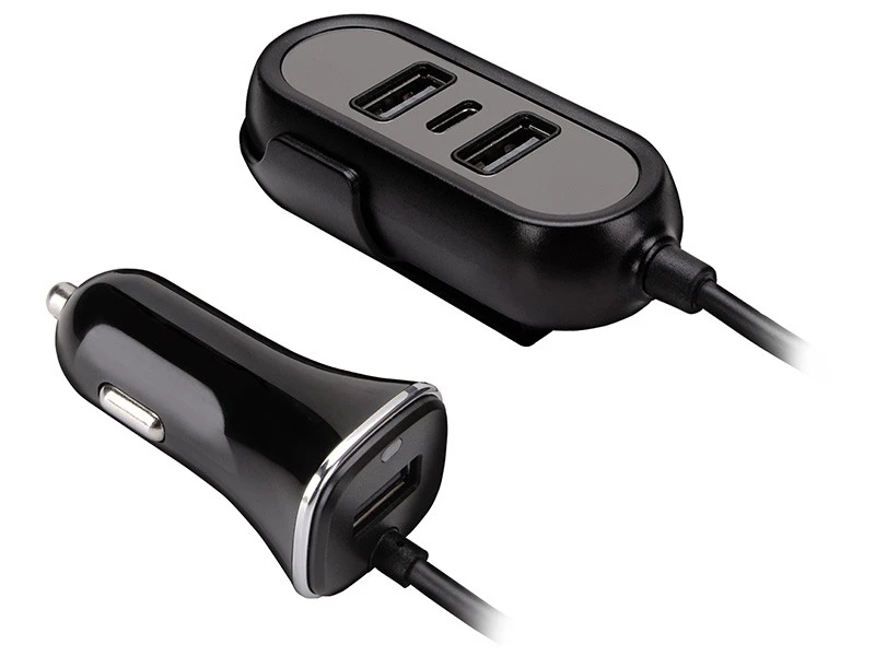 Automobilinis įkroviklis Tracer 12-24V Multicharge 3x USB 7.2A + PD 18W