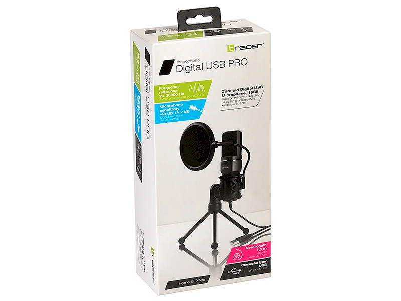 TRACER Digital USB PRO kondensacinis mikrofonas