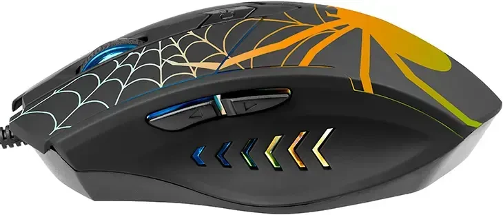 Pelė Myszka žaidimams Tracer GameZone Juodas Widow su laidu 1600 dpi optinė juoda