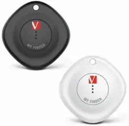 Stebėjimo įrenginys Verbatim My Finder Smart Air Tag Tracker 2 vnt. juodas / baltas