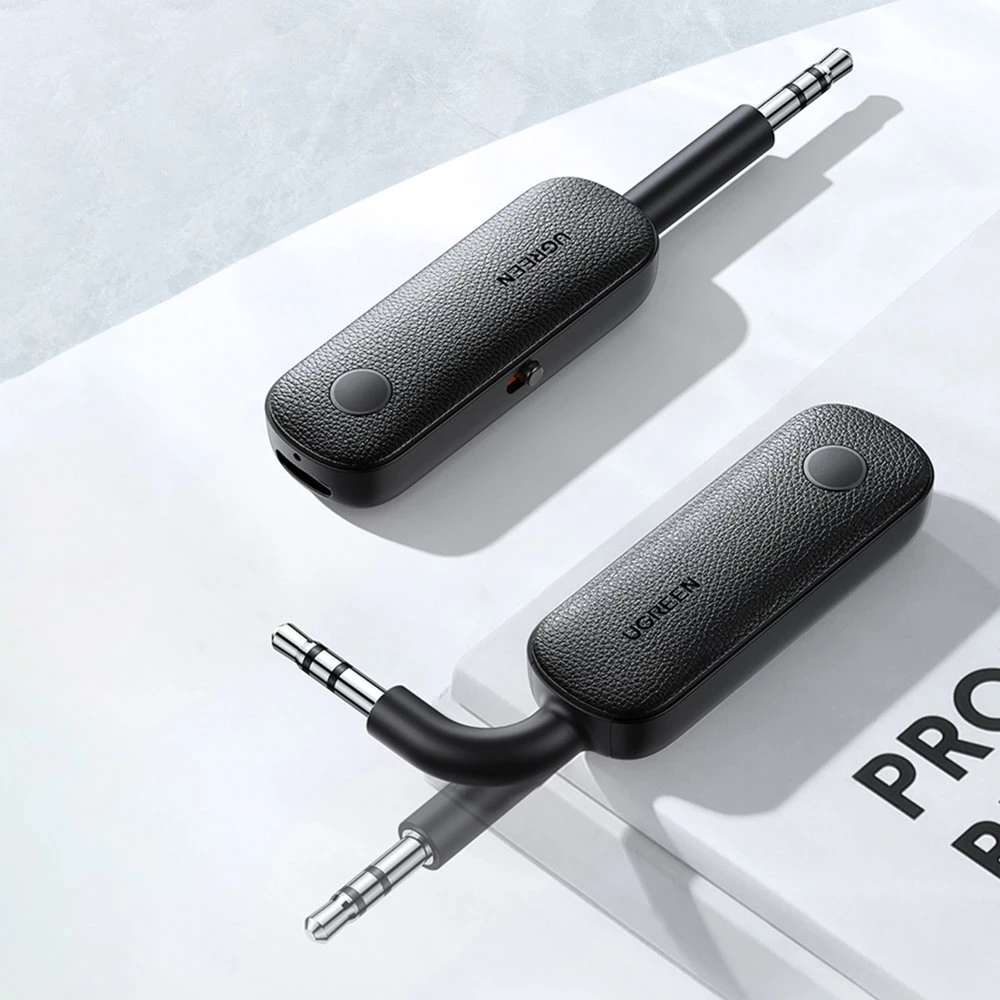 UGREEN CM403 AUX siųstuvas / imtuvas, Bluetooth 5.0 (juodas)