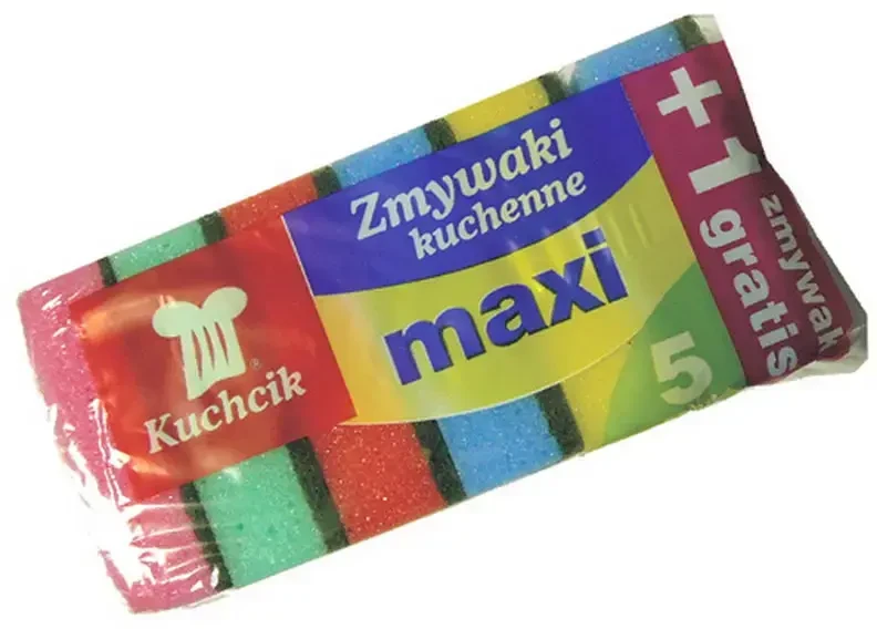 Kempinė indams plauti Kuchcik Maxi 5+1 vnt