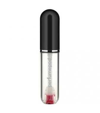 Travalo Perfume Pod Pure daugkartinis kvepalų purkštuvas 5 ml Juodas