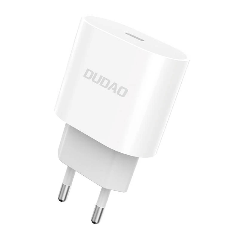 Kelioninis įkroviklis Dudao A8SEU 1x USB-C, PD 20W (baltas)