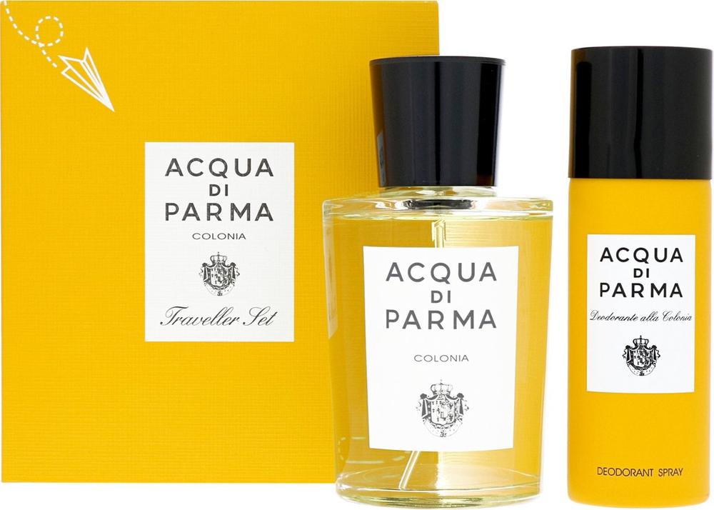 Travel Set Acqua di Parma: Colonia, Anti-Perspirant, Dezodorantas Purškiklis, For Men, 50 ml + Colonia, Eau De Cologne, For Men, 100 ml