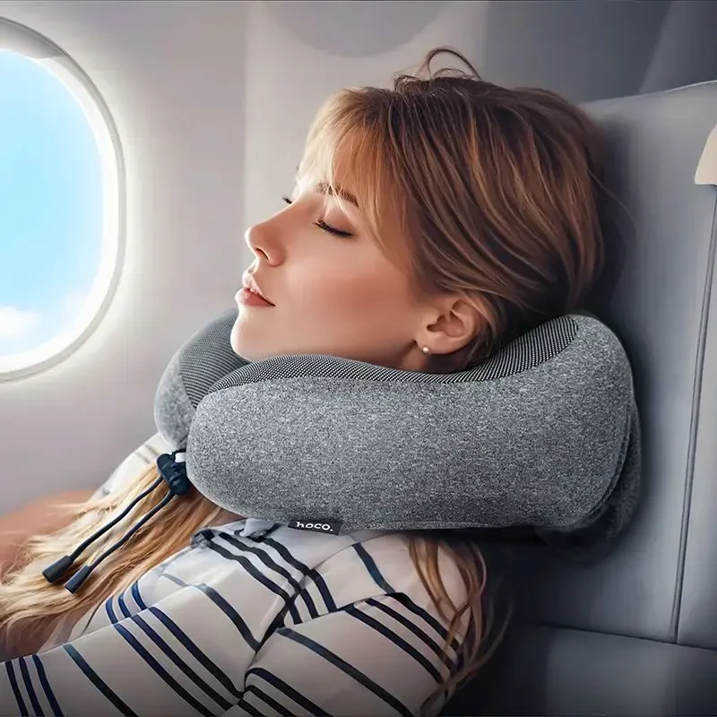 Traveling pillow Hoco "U" - shaped HX70 juodas