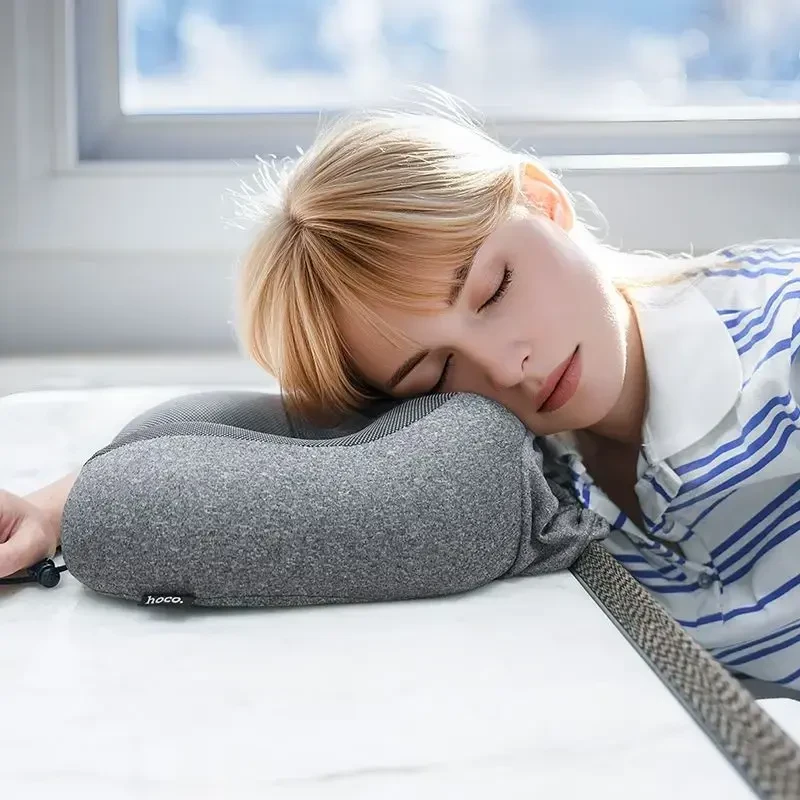 Traveling pillow Hoco "U" - shaped HX70 juodas